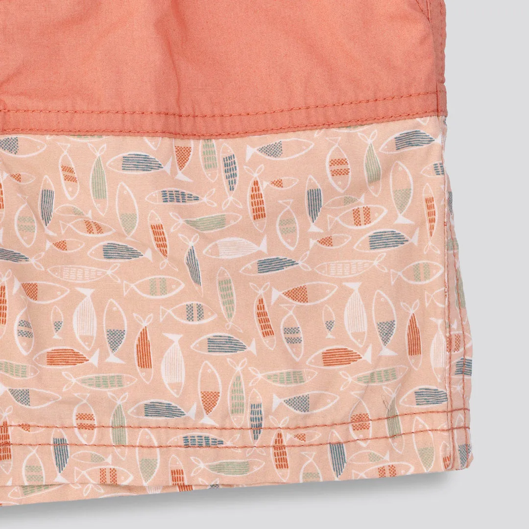 Boys Pool Shorts _ 153216 _ Orange