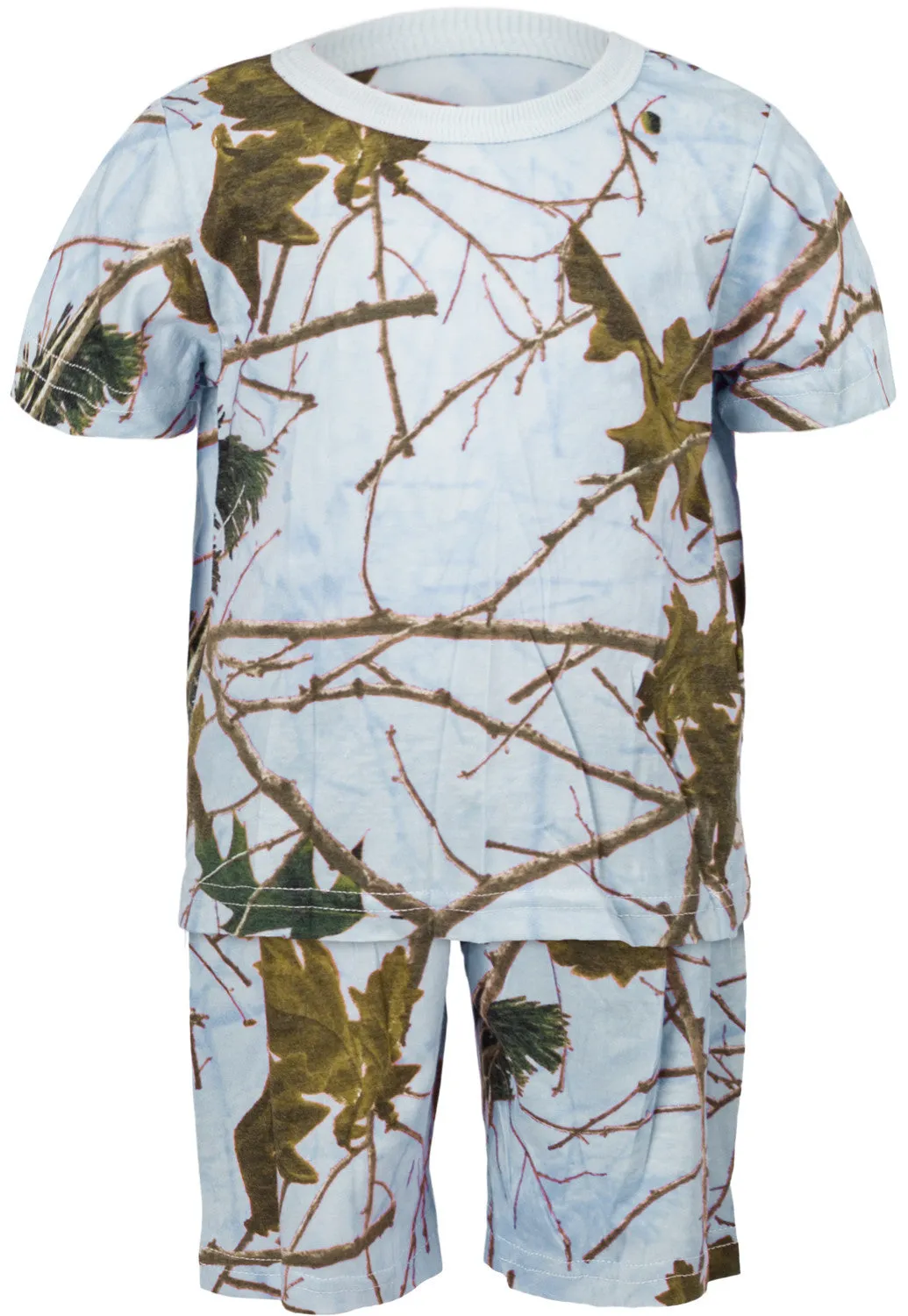 TODDLER CAMO SHORT TEE AND PANTS COMBO