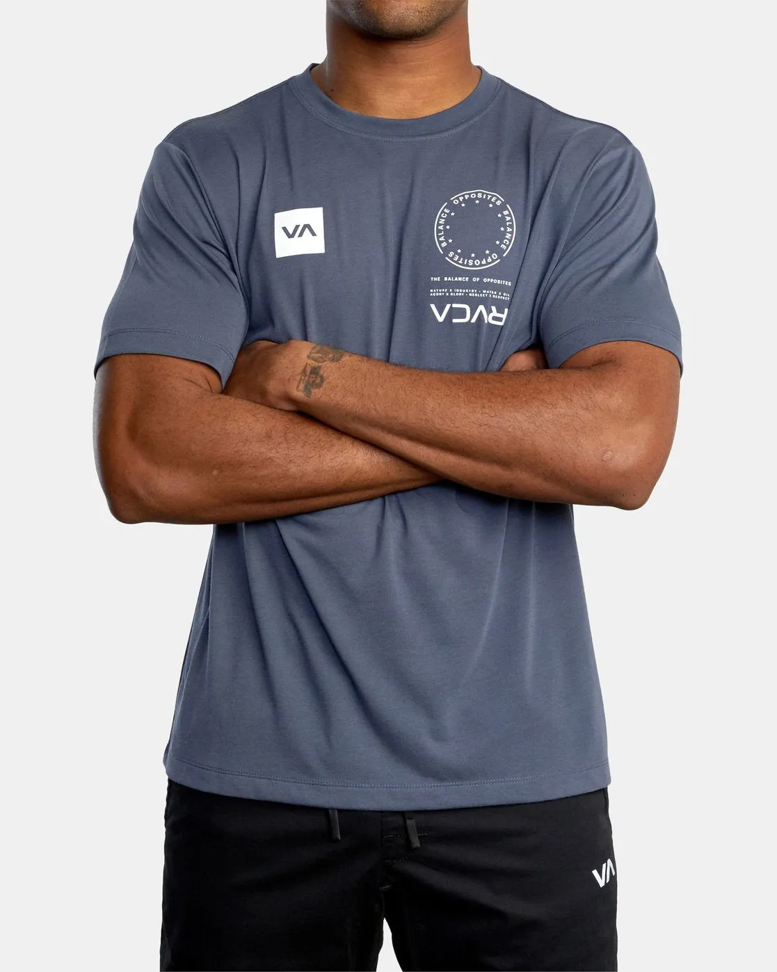 VA Mark Drirelease® Tee - Ombre Blue
